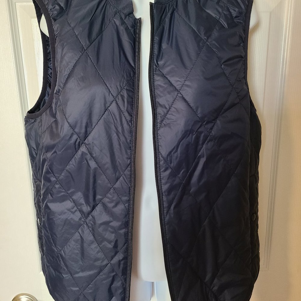 Navy Goodfellow & Co Thin Puffy Vest Sz M NWT